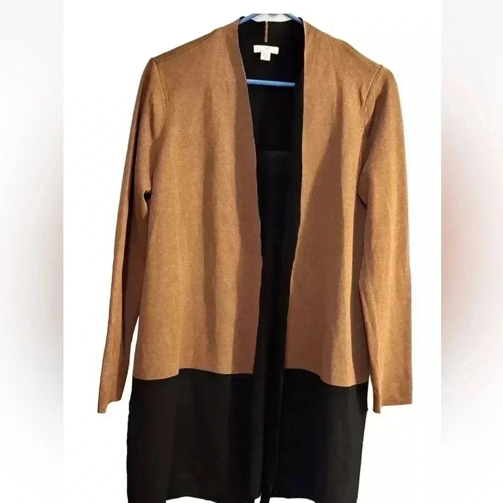 J Jill Cardigan Color Block Size Med EUC Sweater